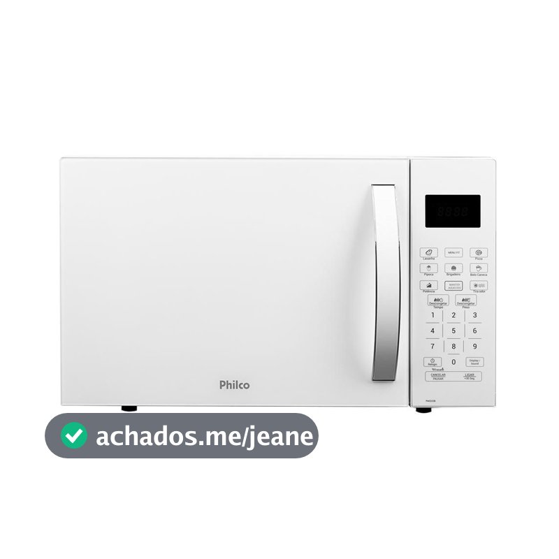 Forno Micro-Ondas 20 Litros Philco PMO23BB Branco 127V
