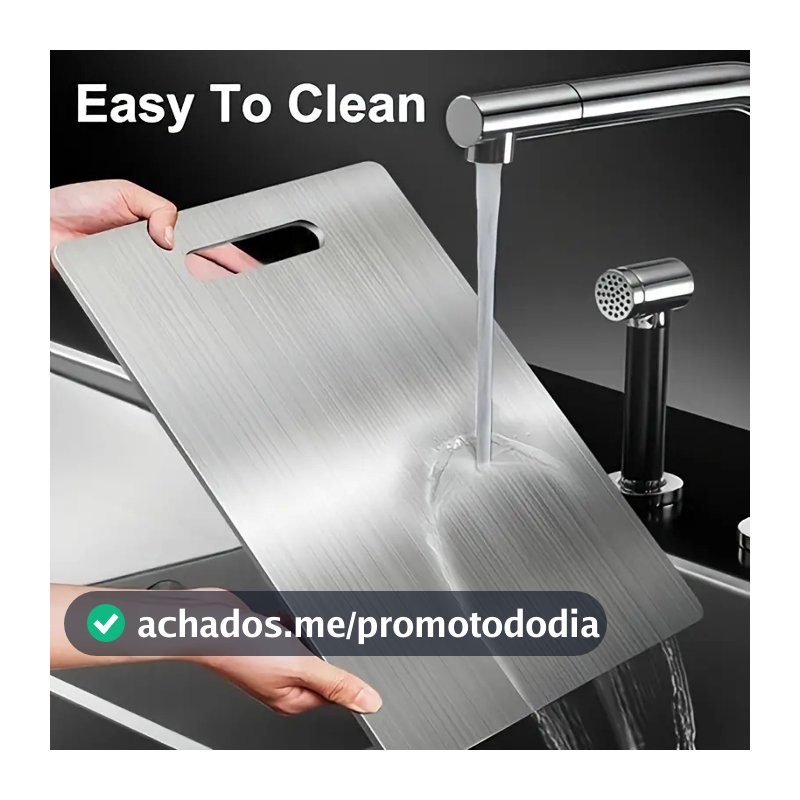 Tábua De Corte 304 Aço Inoxidável Antibacteriana À Prova De Mofo 46 cm tábua de cozinha