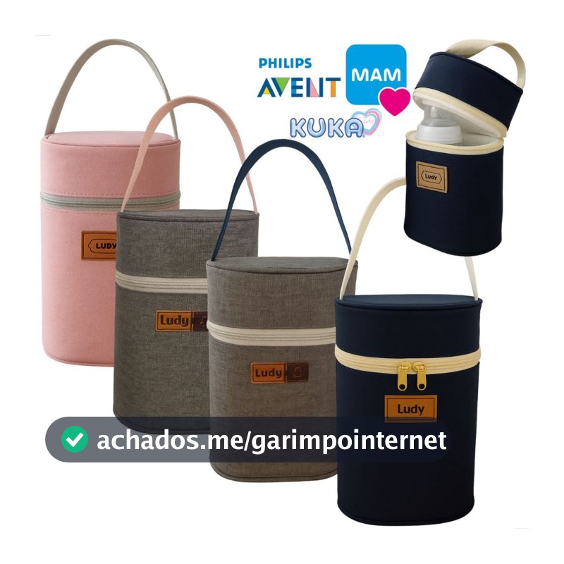 Porta Mamadeira Com Isopor Removível Para Limpeza Bolsa Maternidade Térmico Compatível Com Mam Avent Kuka Térmico