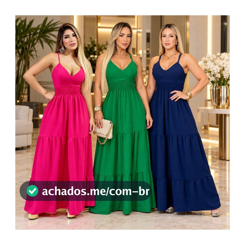 Vestido Longo Feminino Plus Size e Slim Batizado Confortável Delicado