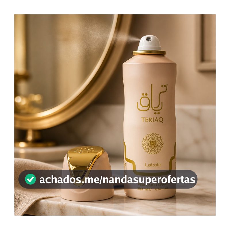 Perfume Spray TERIAQ Feminino Lattafa Original e Marcante - 200ml