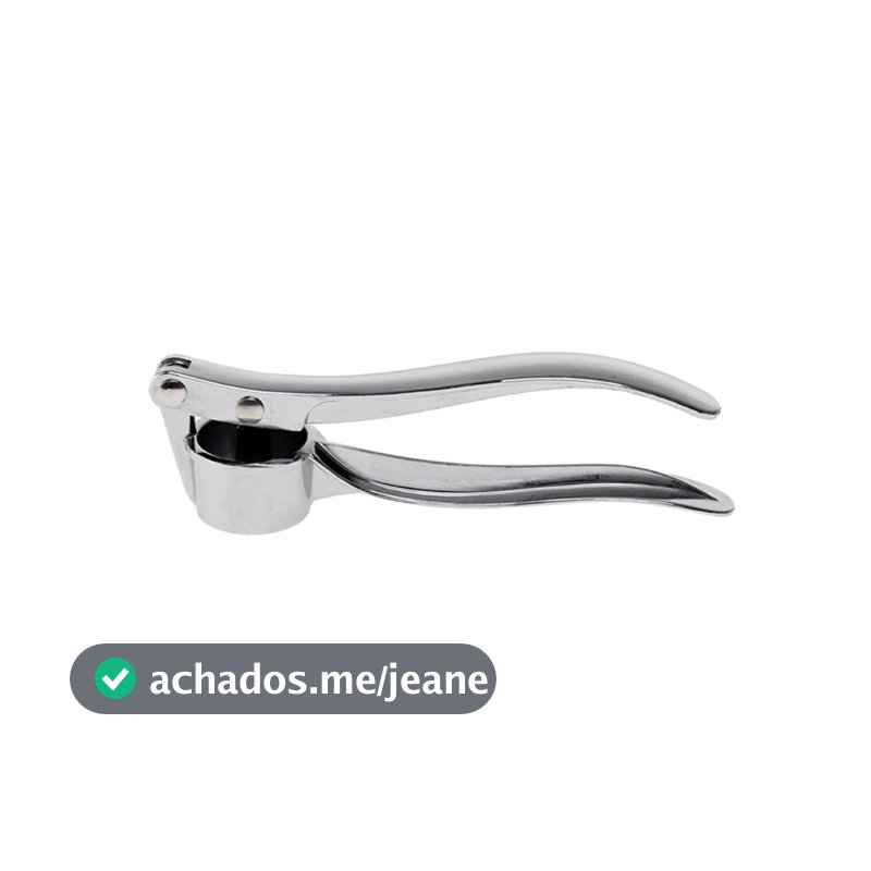 Espremedor De Alho Fácil Inox Triturador Amassador Premium