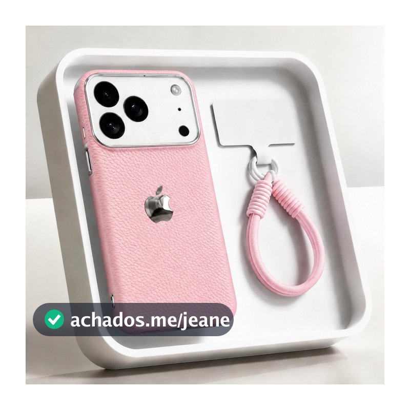 Kit Capa Corrente Logotipo Grátis Para IPhone 18 17 13 11 12 Normal 16 15 14 XR Plus Pro Max Capinha