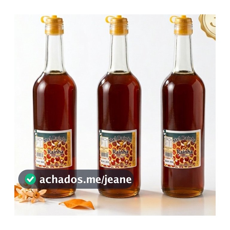 Mel Silvestre 100% Puro Orgânico Abelha Rainha 900ml - MG