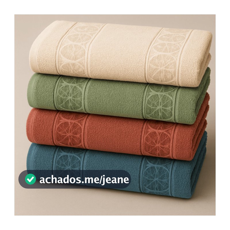 Kit 4 Toalhas de Rosto 35x75cm Para Banheiro Treino Salão Macia Absorvente