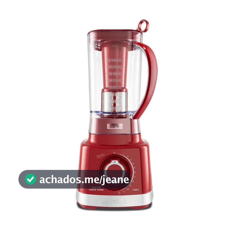 Liquidificador Britânia 1400W 3L 12 Velocidades BLQ1300V