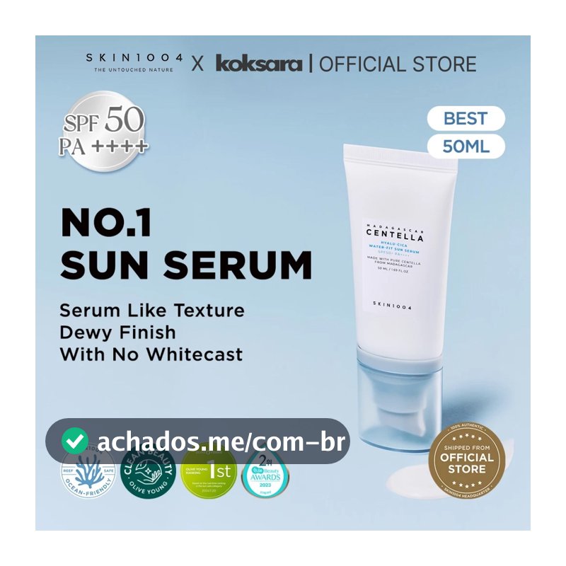 [OFFICIAL] SKIN1004 Madagascar Centella Hyalu-Cica Water-Fit Sun Serum 15ml/50ml/100ml/50ml2ea