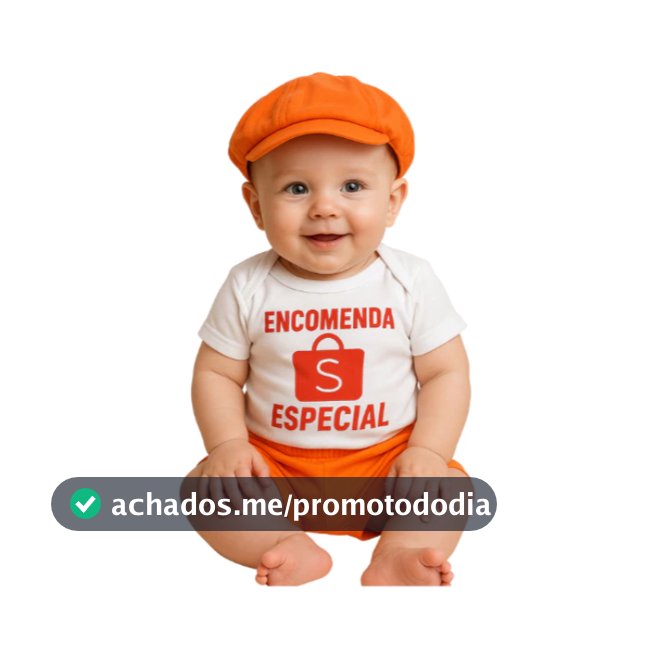 Body Bebê Infantil Mêsversário Temático Shopee Presente Super Confortável Linha Premium