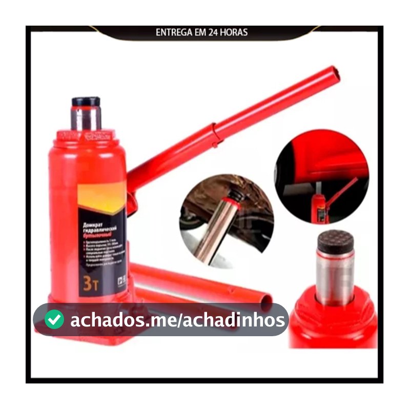 Macaco Hidráulico 3 Toneladas 2 Toneladas