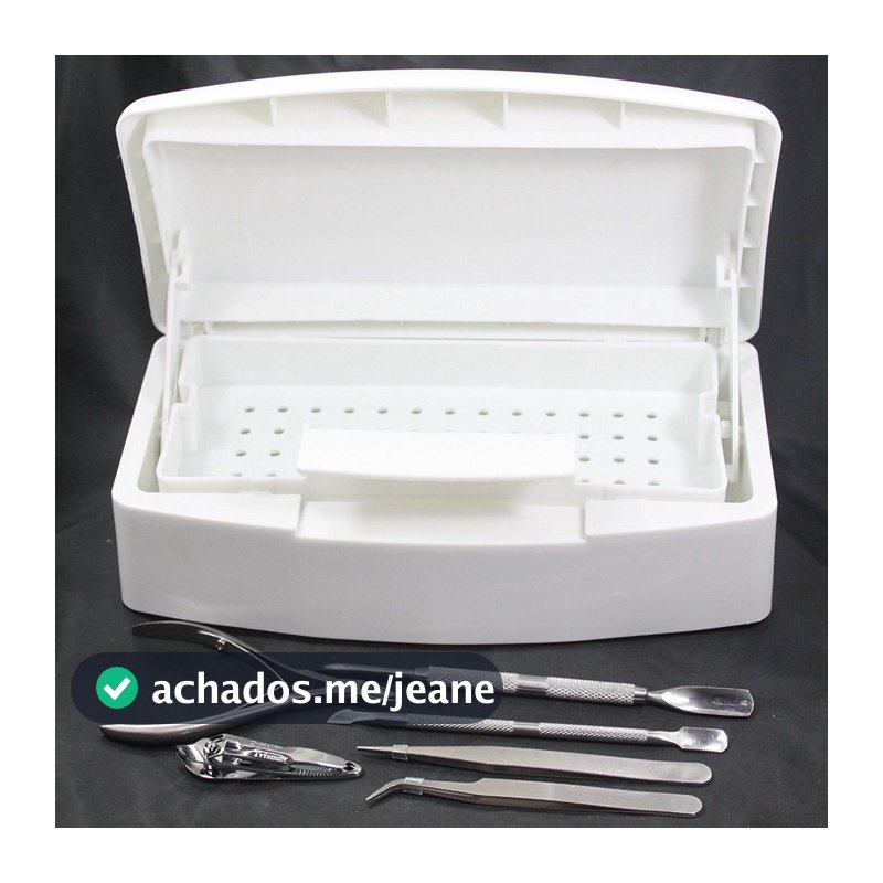 Bandeja Esterilizadora De Alicates E Pinças De Manicure Para Unhas Estética