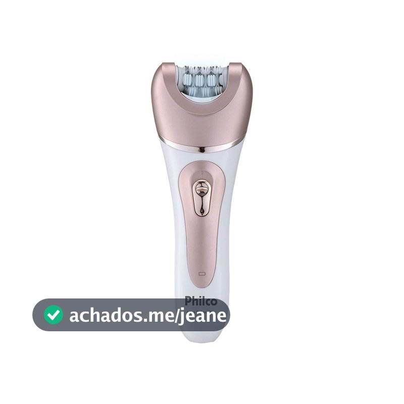Depilador Philco Aqua Deluxe Plus PDP02R Sem Fio Branco / Rosa Bivolt