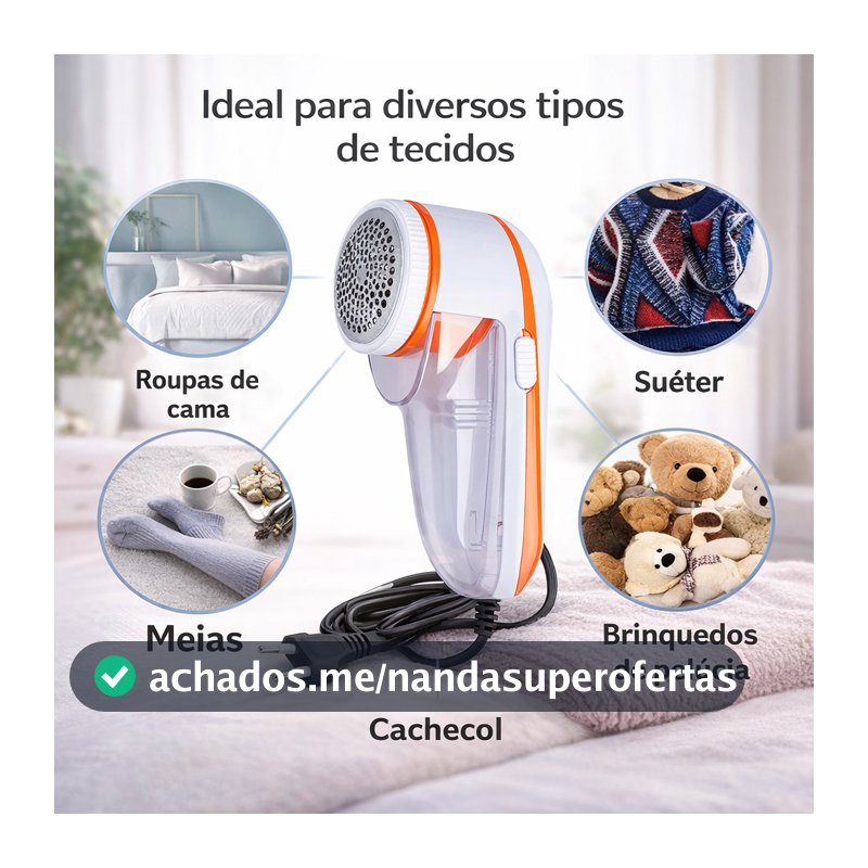 Papa Bolinha Tira Pelo De Roupa Elétrico 110v/220v