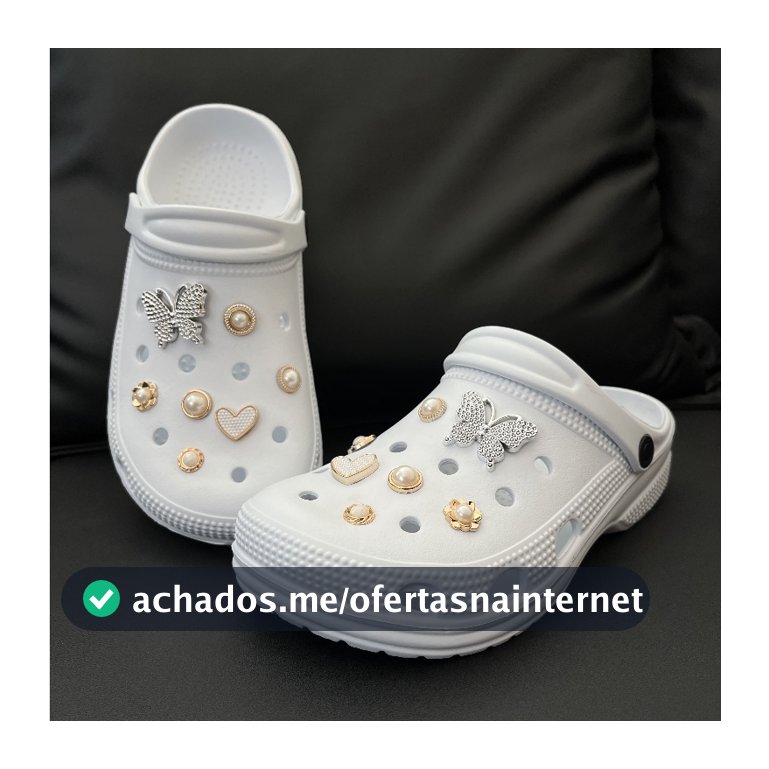 Babuche Feminina Luxo em EVA Sandália com Enfeites Personalizados Ortopédica Enfermagem