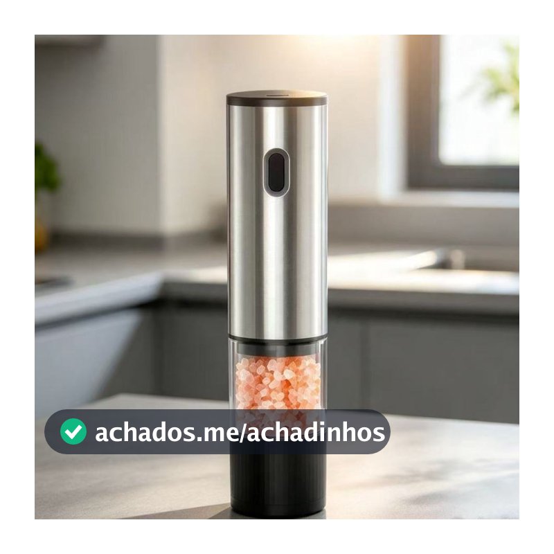 Tyge  Moedor Pimenta Automático Recarregável Aspereza Ajustável Para Cozinhar E Churrasco