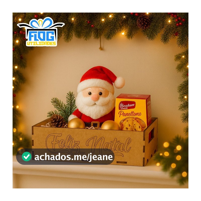 Kit Com 05 Bandeja Feliz Natal - Enfeites De Natal / Decoração de Natal - Decoração De Festa