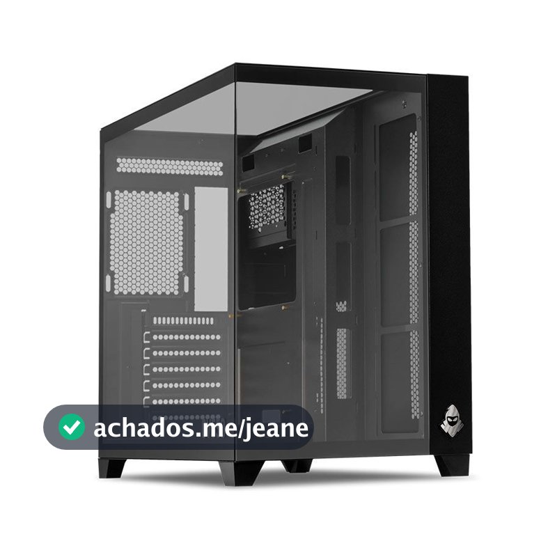 Gabinete Gamer Mancer CV550, Mid-Tower, Lateral de Vidro, Preto, MCR-CV550-BK