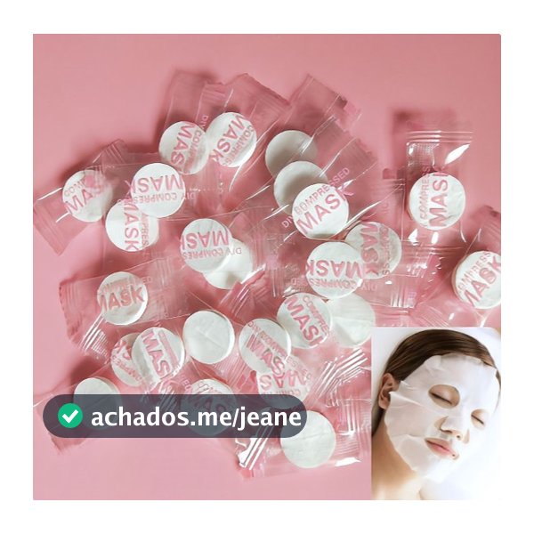 Kit 12/36/60 Máscara Facial Comprimida Desidratada Para Hidratação Limpeza de Pele