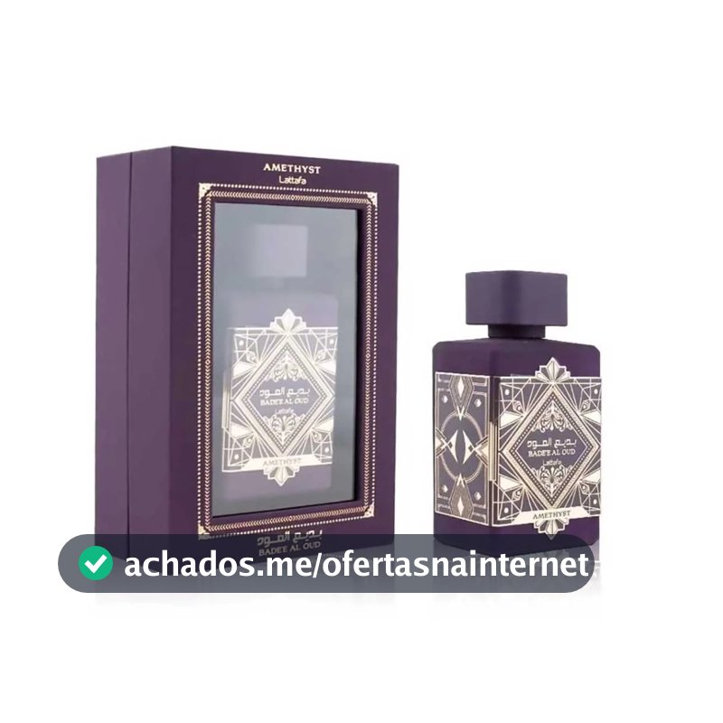 Perfume Árabe Lattafa  Bade'e Al Oud Amethyst Original -  100ml