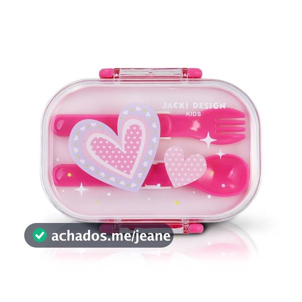 Pote p/ Lanche de 2 Andares Infantil 400ml - Jacki Design