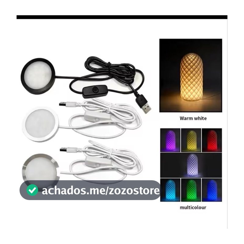 fita LED 5V, LED ultra fino, iluminação para 3D, Bambu Lab LED, fita RGB com controle, LED para luminárias, projetos 3D