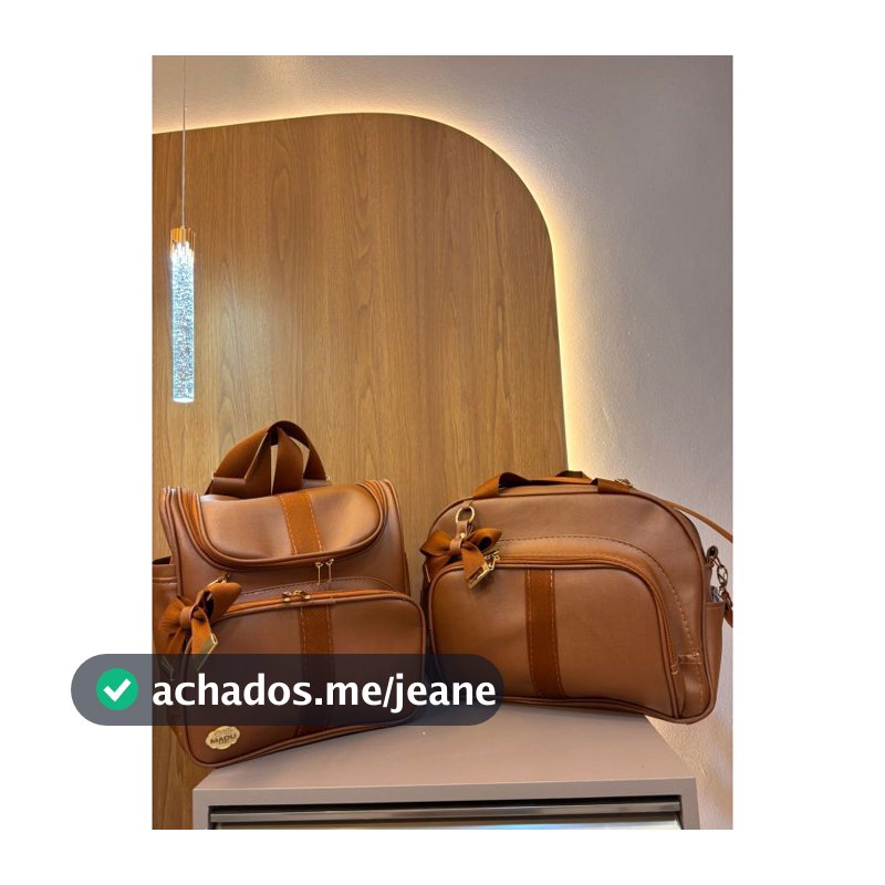 Kit Mala Maternidade 2 Peças, Material bag - Menino e Menina