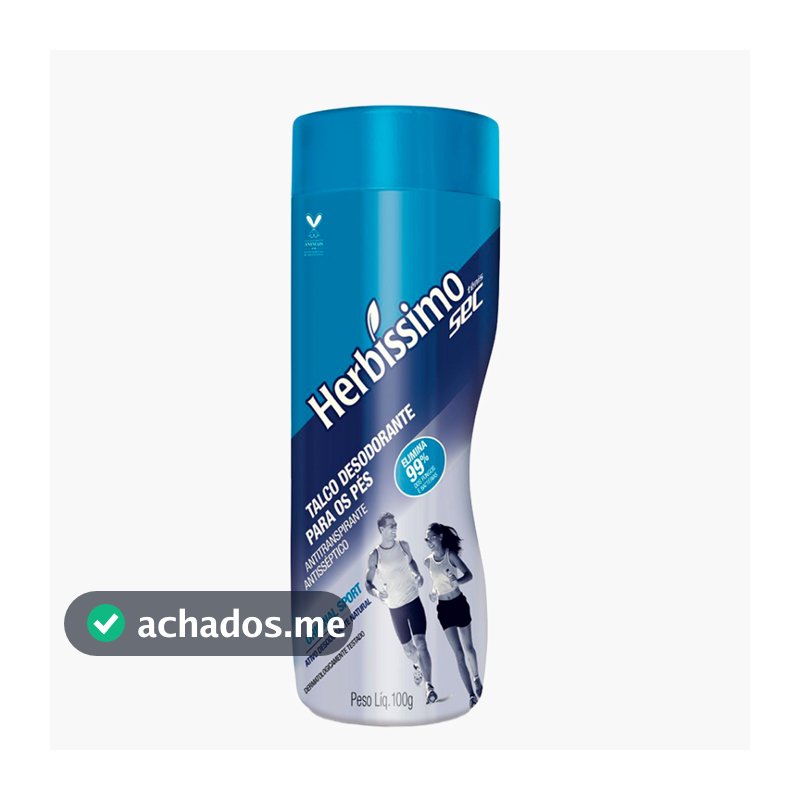 Talco Herbíssimo SEC Tradicional 100g