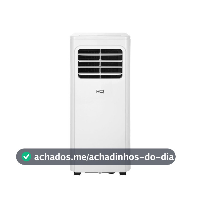 Ar Condicionado Portátil HQ 10.000 BTU/h Frio Monofásico Branco HQ-AP10KJ