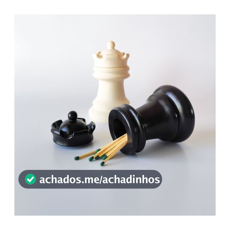 Porta fósforo e castiçal Queen Vanità Acessório Decorativo para Velas Aromáticas e para casa