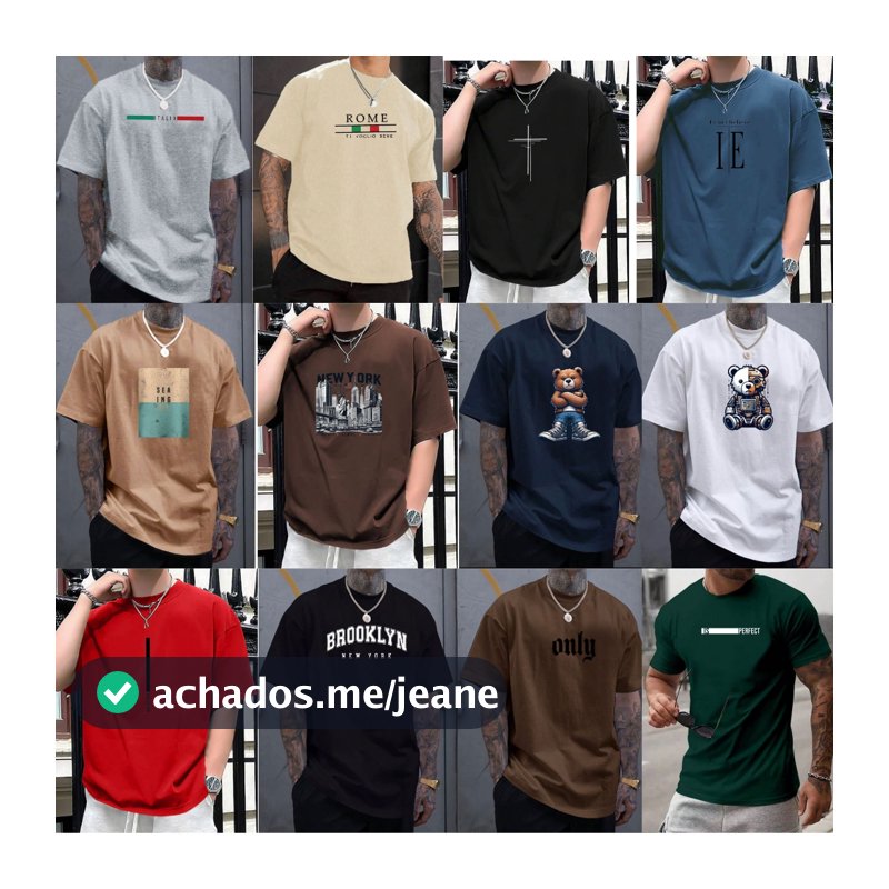 Camiseta Masculina Feminina QUEIMA DE ESTOQUE Estampa e Cor Aleatoria Camisa 100% algodão