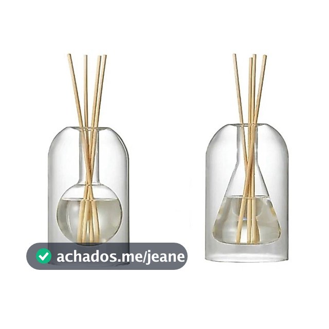 Difusor de Ambiente em Vidro Científico 14cm Modelos Esfera e Cone para Decoração Elegante Luxo