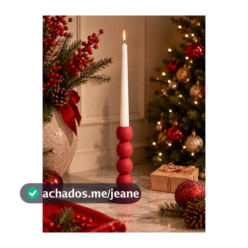 Castiçal Bubble Decorativo Porta Vela Moderno Minimalista para Mesa Posta e Decoração, Várias Core