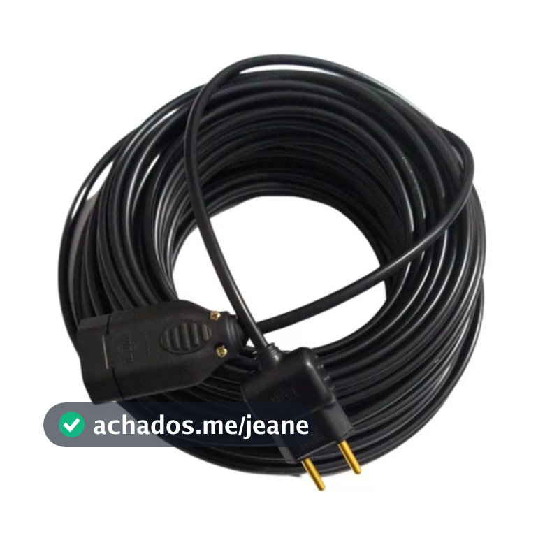 Extensão Eletrica 50 Metros Reforçada Profissional 10/20aa
