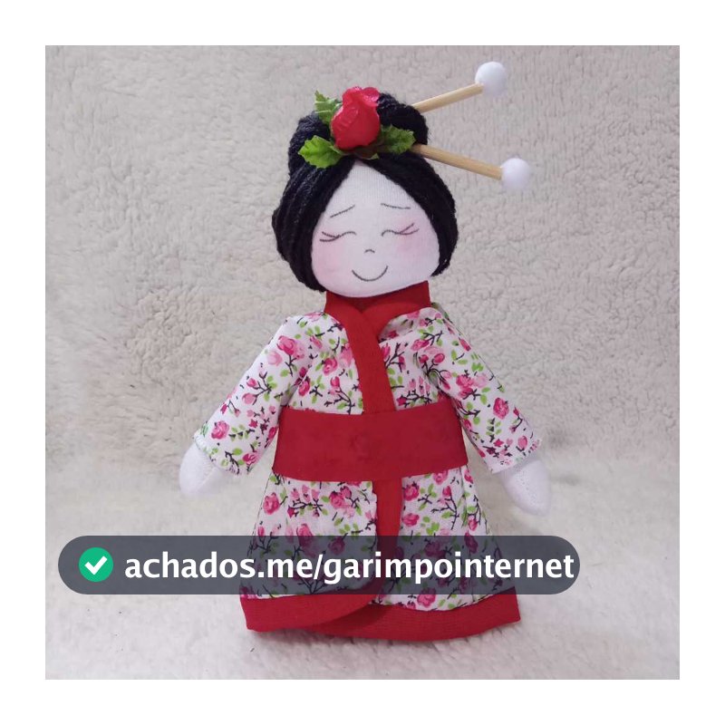 Boneca de pano Representativa diversas nacionalidades