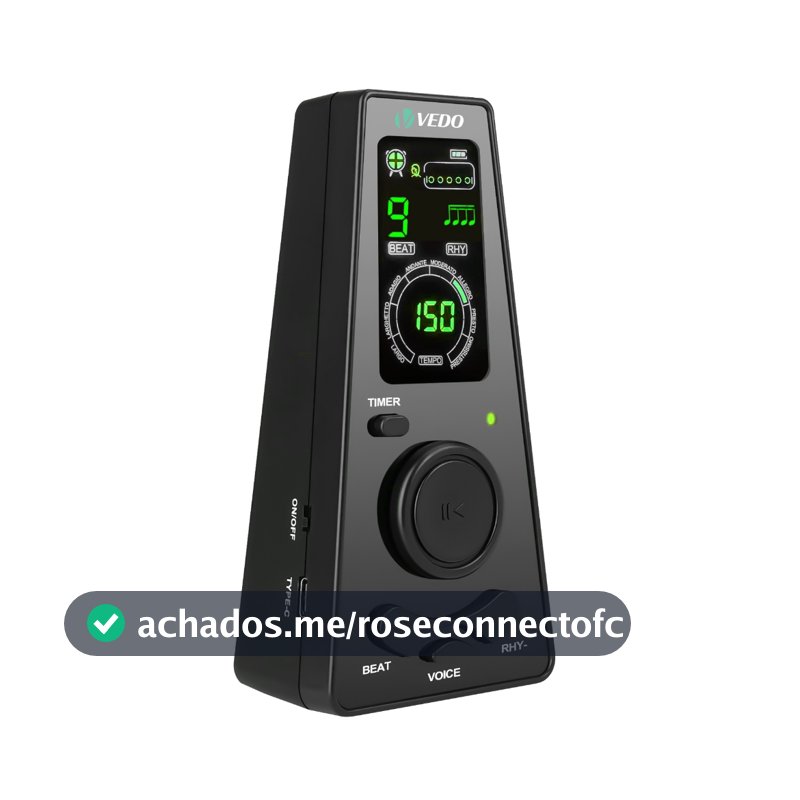 Metrónomo digital eletrónico Temporizador Metrónomo eletrónico universal com controlo de volume para piano, guitarra