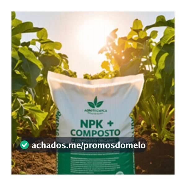 Adubo Orgânico NPK Pó de Rocha 1kg 2kg 3kg 6kg para Plantas Hortas Flores e Frutíferas