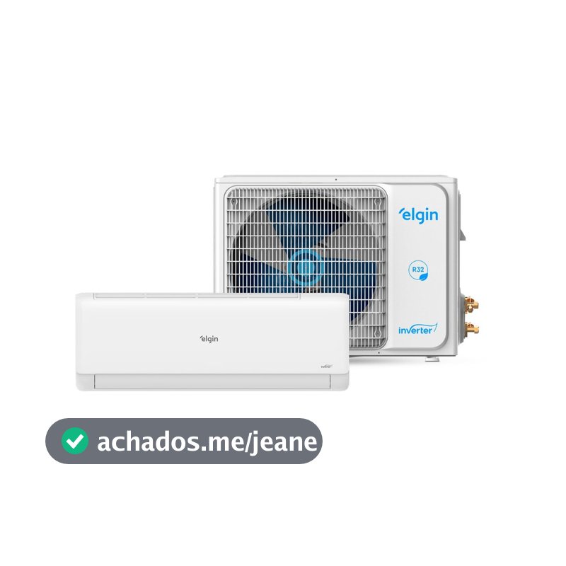 Ar Condicionado Elgin Split Hi Wall Eco Inverter Iii 12000 Btu Frio Wi-fi Hjfc12c2wgcg Branco 220