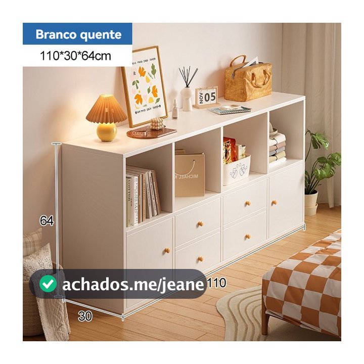 Armário de arrumação, estante multifuncional, armário de arrumação para sala de estar e quarto