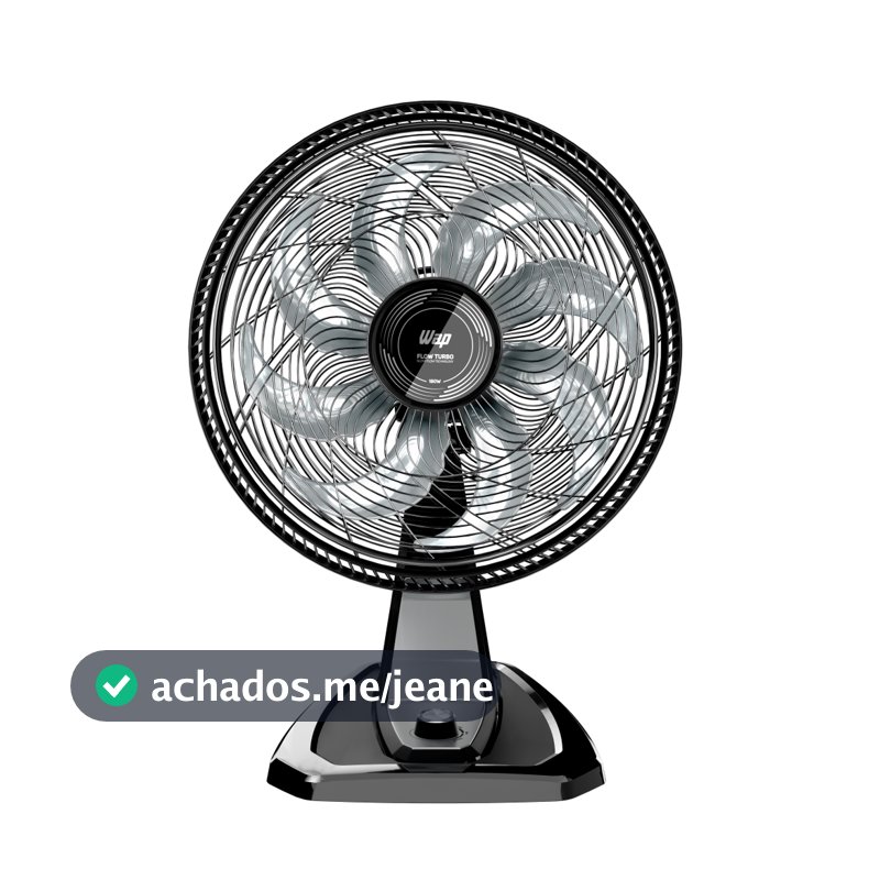 Ventilador Mesa e Parede 180W 8 Pás 50cm WAP FLOW TURBO WV03ES 127V