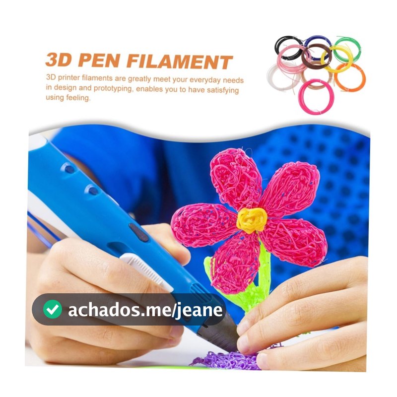 Refil Filamento Abs Kit 12 Cores 50，60，120 M Impressora 3d Caneta