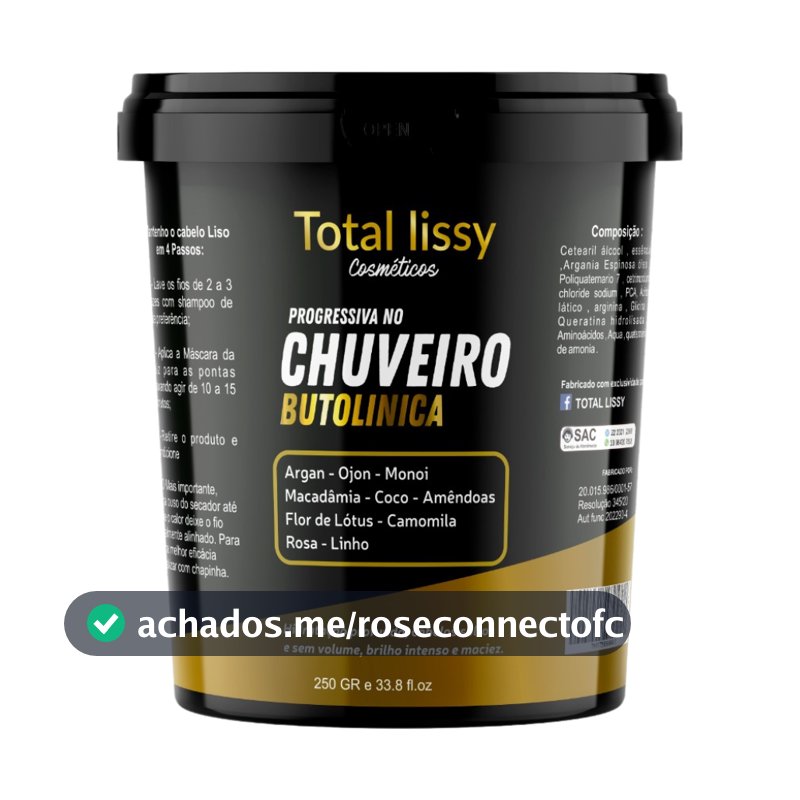 Progressiva No Chuveiro Realinhamento Harmonização Definição Redutor de Volume Tratamento e Hidratação Cabelo Perfeito
