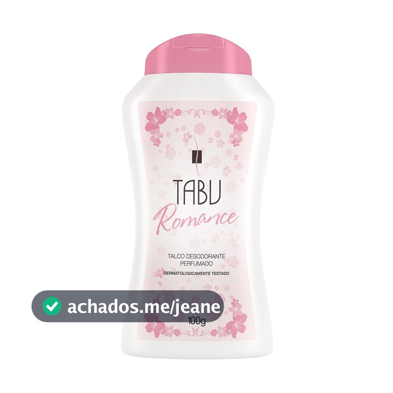 Talco Desodorante Tabu Romance 100G
