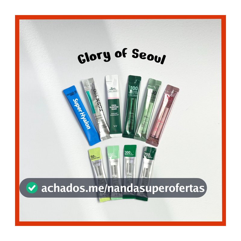 Amostra VT COSMETICS 18 Tipos