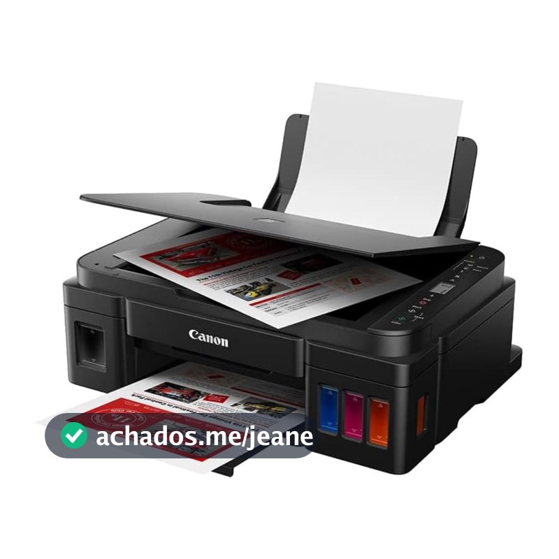 Impressora Canon G3110 Mega Tank Wi‑Fi | Tanque Recarregável + Bivolt – Oficial, Econômica