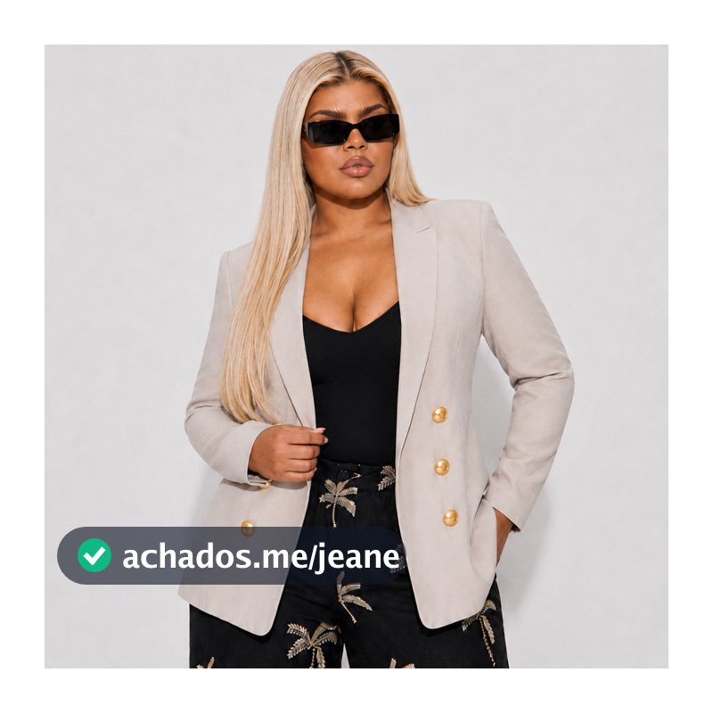 Blazer Feminino Longo Sobretudo Alfaiataria Social Plus Size Blazer PLus Size Blazer Longo