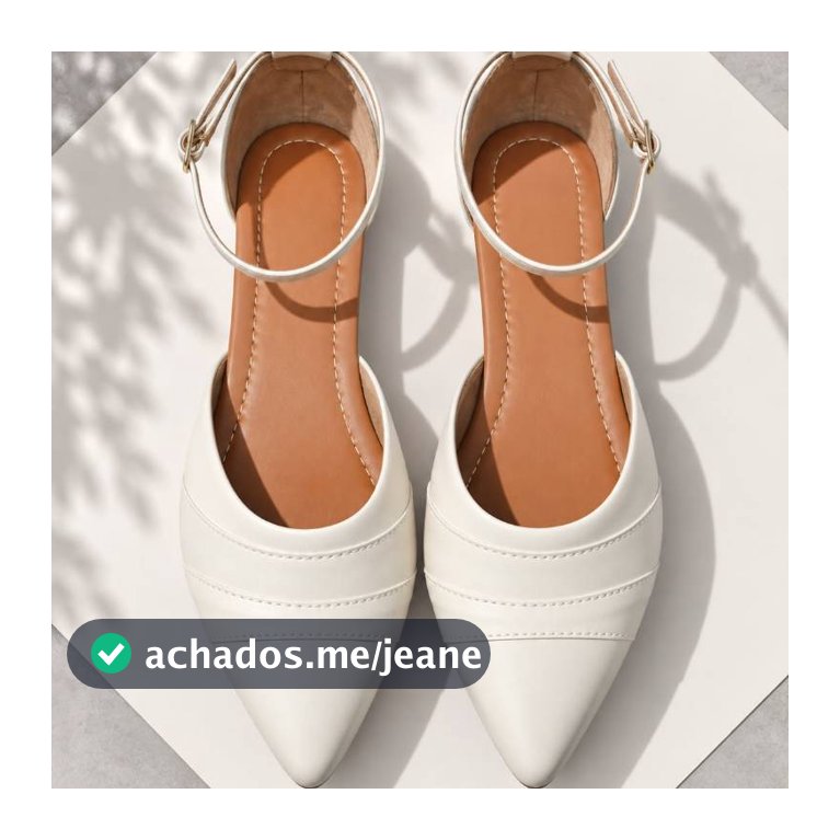 Sapatilha feminina bico fino preta marrom caramelo off white salomé sandalia moda rasteira sapato calçado