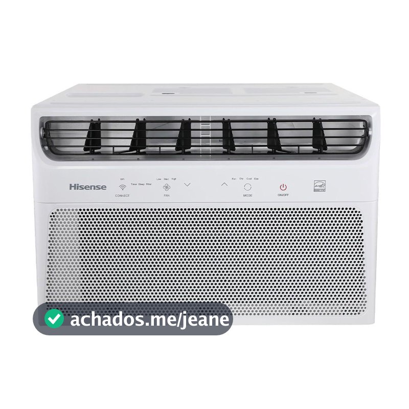 Ar Condicionado Janela Hisense Eletrônico Wi-fi 7.500 Btus aw-08cwbrvgu02 Frio Branco 127V