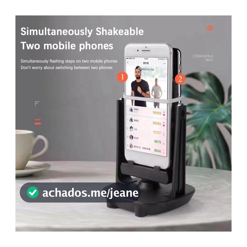 Suporte De Balanço Para Caminhada De Mesa LACYES , Silencioso De Plástico Telefone , Pedômetro De Com Cabo USB