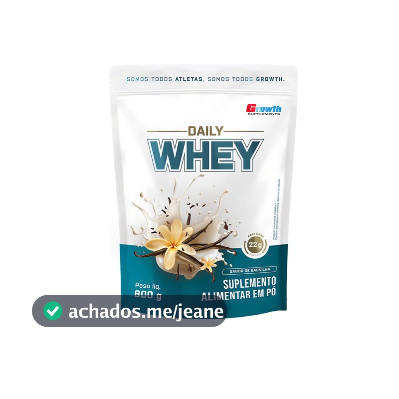Daily Whey Protein 800g Growth Supplements