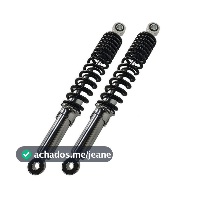 Par Amortecedor Honda Biz 125/Biz 100/Biz 110i/Pop 100 - 110/Jet 50/Jet 125i Padrão Original Mod