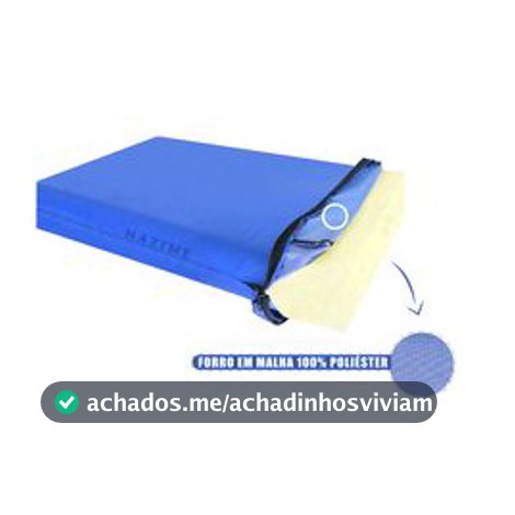 Capa para Colchão Berço Impermeável 100% Poliéster Cor Azul
